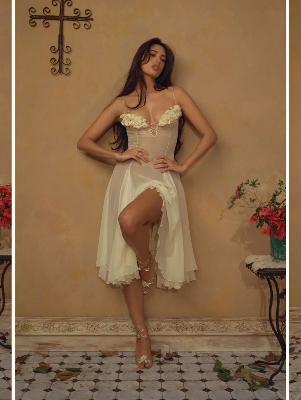 Mirror Palais Valentina Dress in Butter- M - Picture 5 of 16
